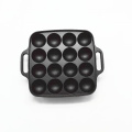 Mini Takoyaki Cast Iron Bakeware Baking Pan with Helper Handle